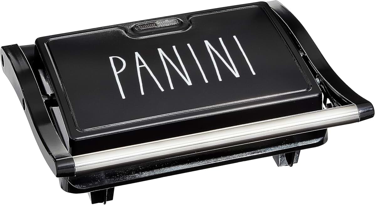 2-Slice Panini Maker with Non-Stick Surface