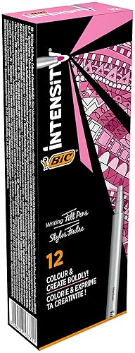 Light Pink Medium Tip Writing Pen, Box of 12