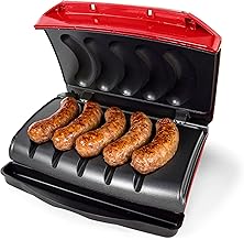 Electric Grill for Sausages, Brats, and Hot Dogs