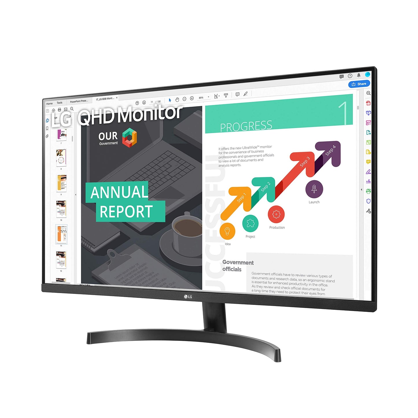 32QN600-B 32-Inch QHD (2560 x 1440) IPS Monitor with HDR 10, AMD FreeSync with Dual HDMI Inputs, Black