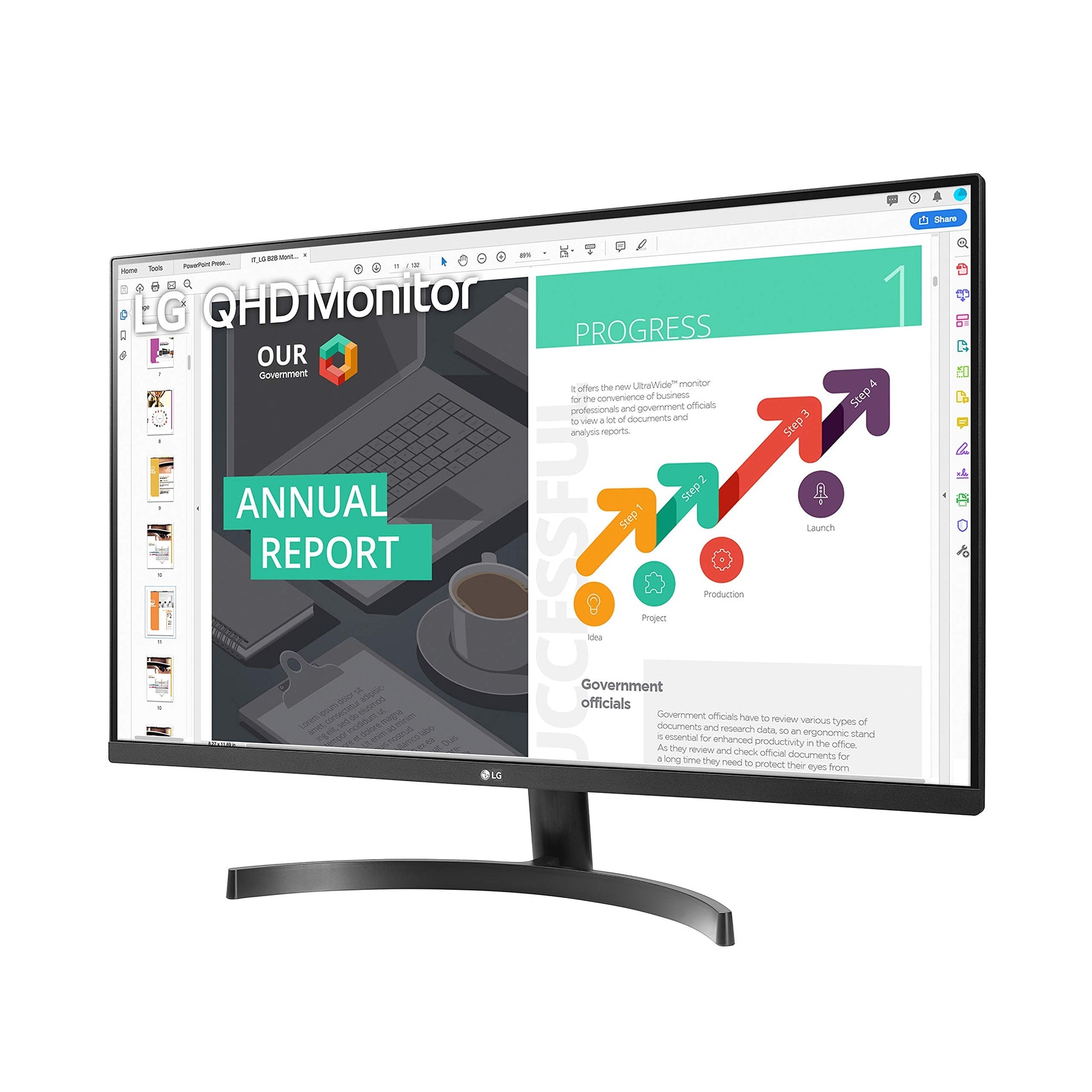 32QN600-B 32-Inch QHD (2560 x 1440) IPS Monitor with HDR 10, AMD FreeSync with Dual HDMI Inputs, Black