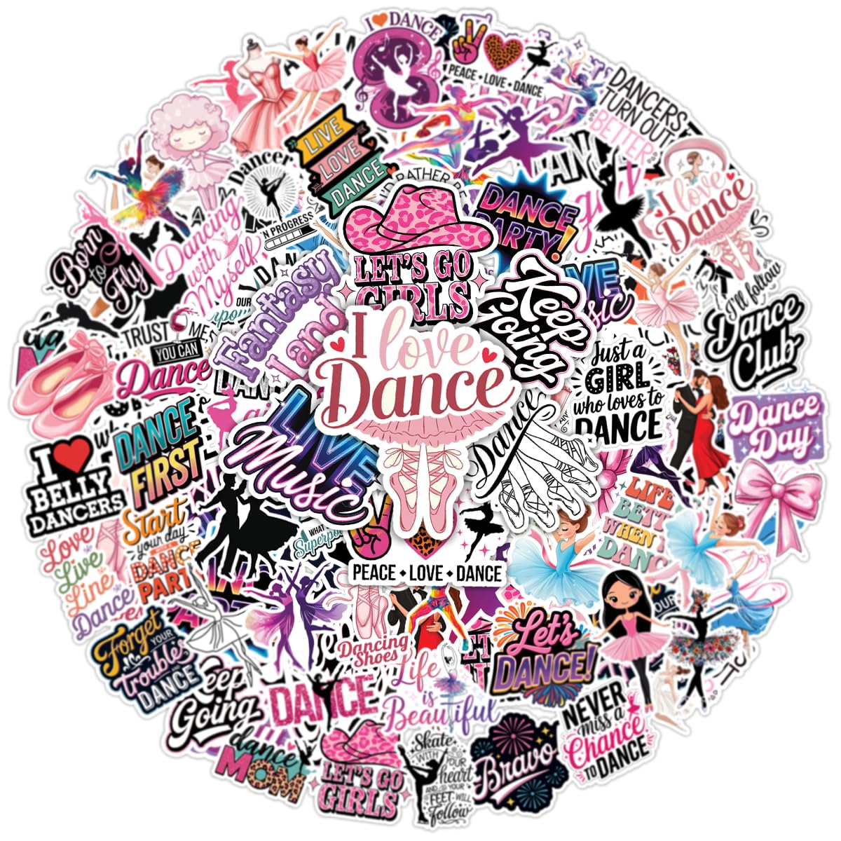 Dance Stickers for Teens and Kids