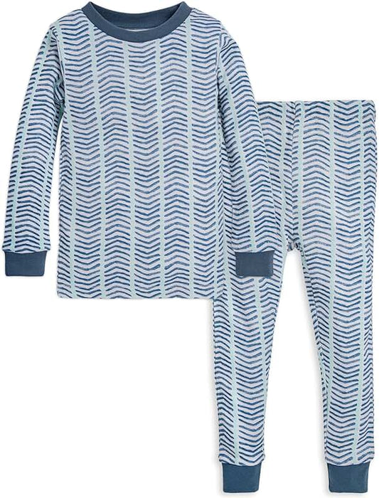 Boys' Organic Cotton Long Sleeve Pajama Set