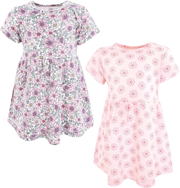 Two sleeveless baby dresses