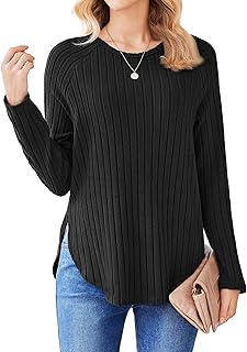 Women’s Loose Royal Blue Fall Pullover Top