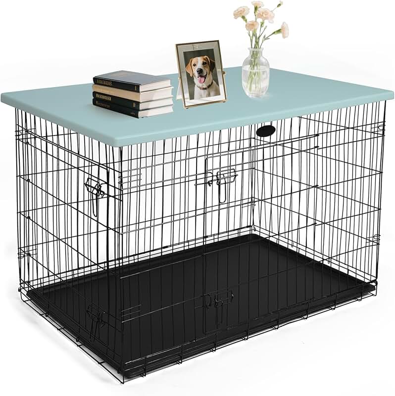 44-Inch Dog Crate Topper with Nonslip Surface