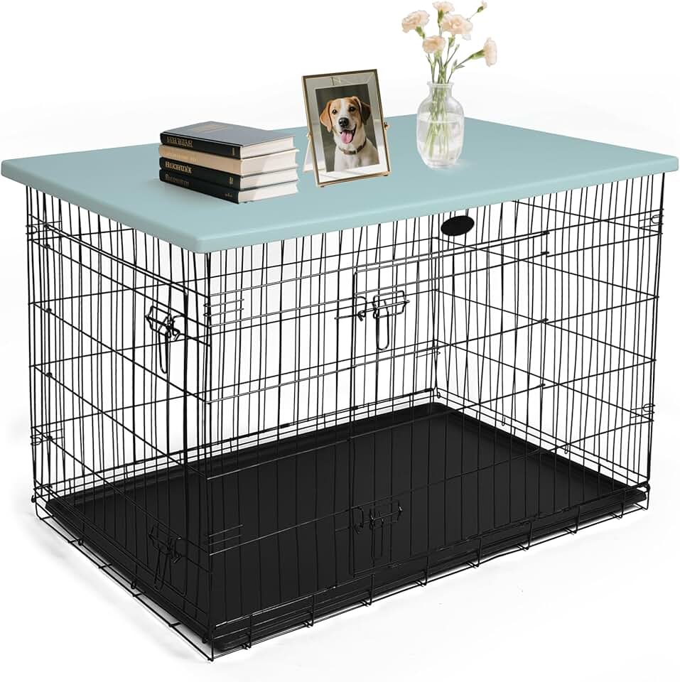 44-Inch Dog Crate Topper with Nonslip Surface