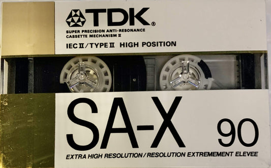 SA-X 90-Minute Blank Cassette Tape