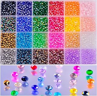 24-color 4mm Crystal Beads Kit with 2880 Pieces