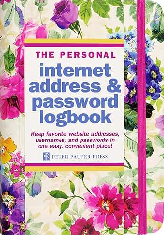 Peony Garden Wi-Fi Login and Password Logbook