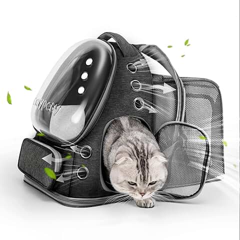 Expandable Cat Backpack for Travel and Hiking