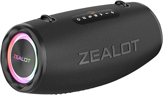 Portable Bluetooth Speaker with Deep Bass and Waterproof Design