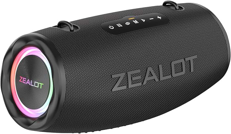 Portable Bluetooth Speaker with Deep Bass and Waterproof Design