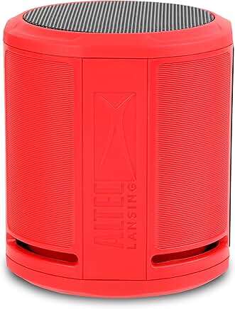 Waterproof Bluetooth Speaker, Lightweight and Portable, Red