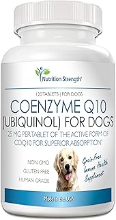 Coenzyme Q10 for Dogs, Grain-Free, 120 Chewables