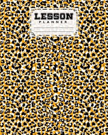 Elementary and high school lesson planner with 121 pages