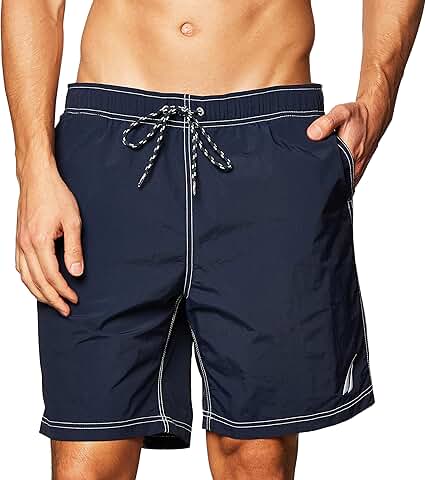 Men's Solid Quick-Drying Classic Swim Trunks