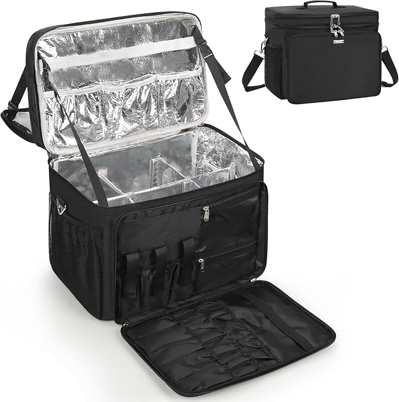 Large Hairdressing Travel Bag with Dividers