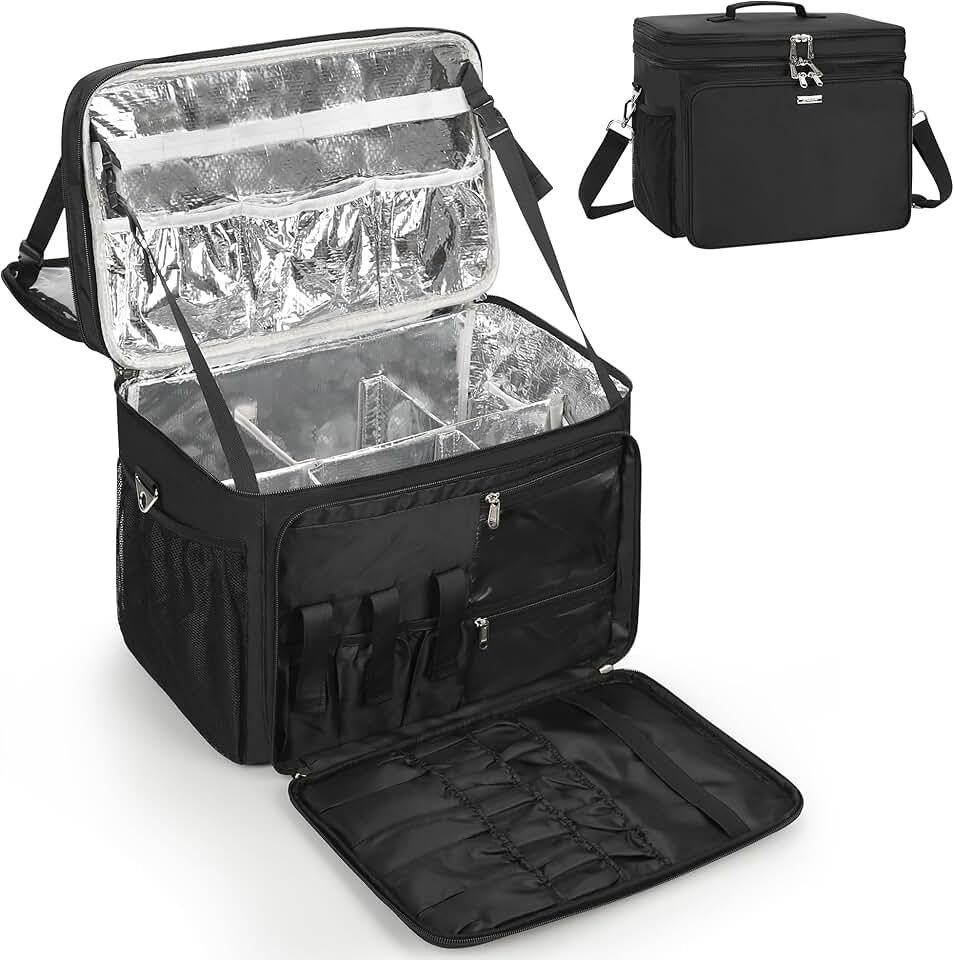 Large Hairdressing Travel Bag with Dividers