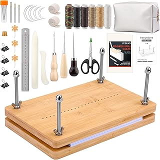 Bookbinding Kit with Punching Guide and Tools