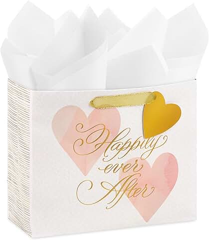 7-inch horizontal gift bag with tissue for special occasions
