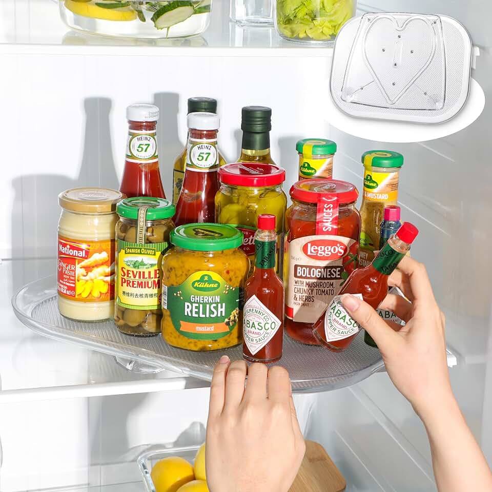 Lazy Susan Organizer 14.56"x11" for Kitchen and Pantry