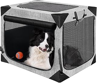 Soft Collapsible Dog Crate for Large Dogs