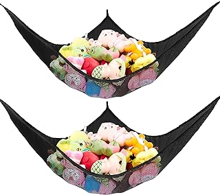 Large Stuffed Animal Wall Net and Hammock Set