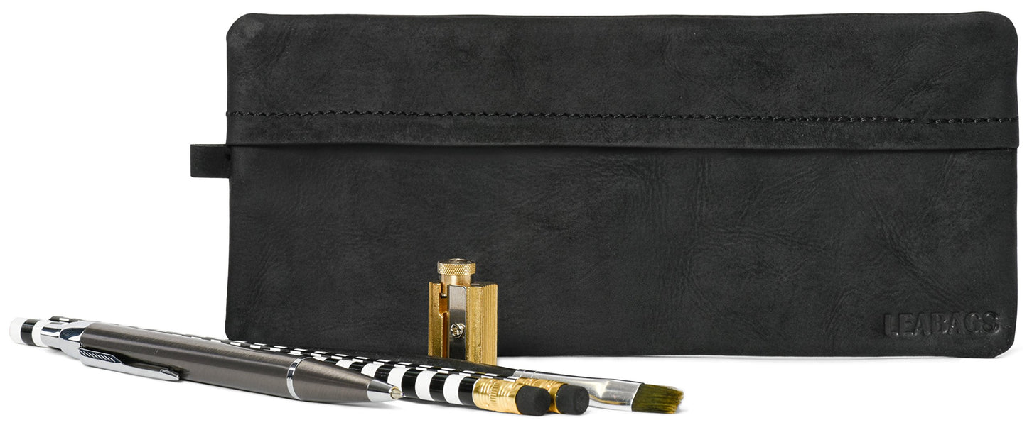 Leather Pencil Case for Adults and Students