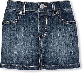 Baby Girls and Toddler Girls Denim Skort