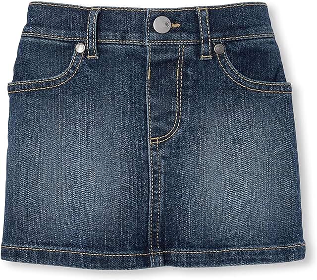 Baby Girls and Toddler Girls Denim Skort
