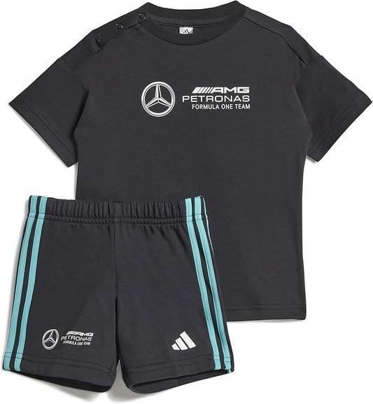 Unisex Baby F1 Team T-Shirt Set, Black/White, 9 Months