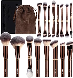 16-Piece Professional Makeup Brush Set with Bag