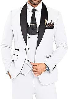Men's Slim Fit Tuxedo Suit Set for Wedding and Party