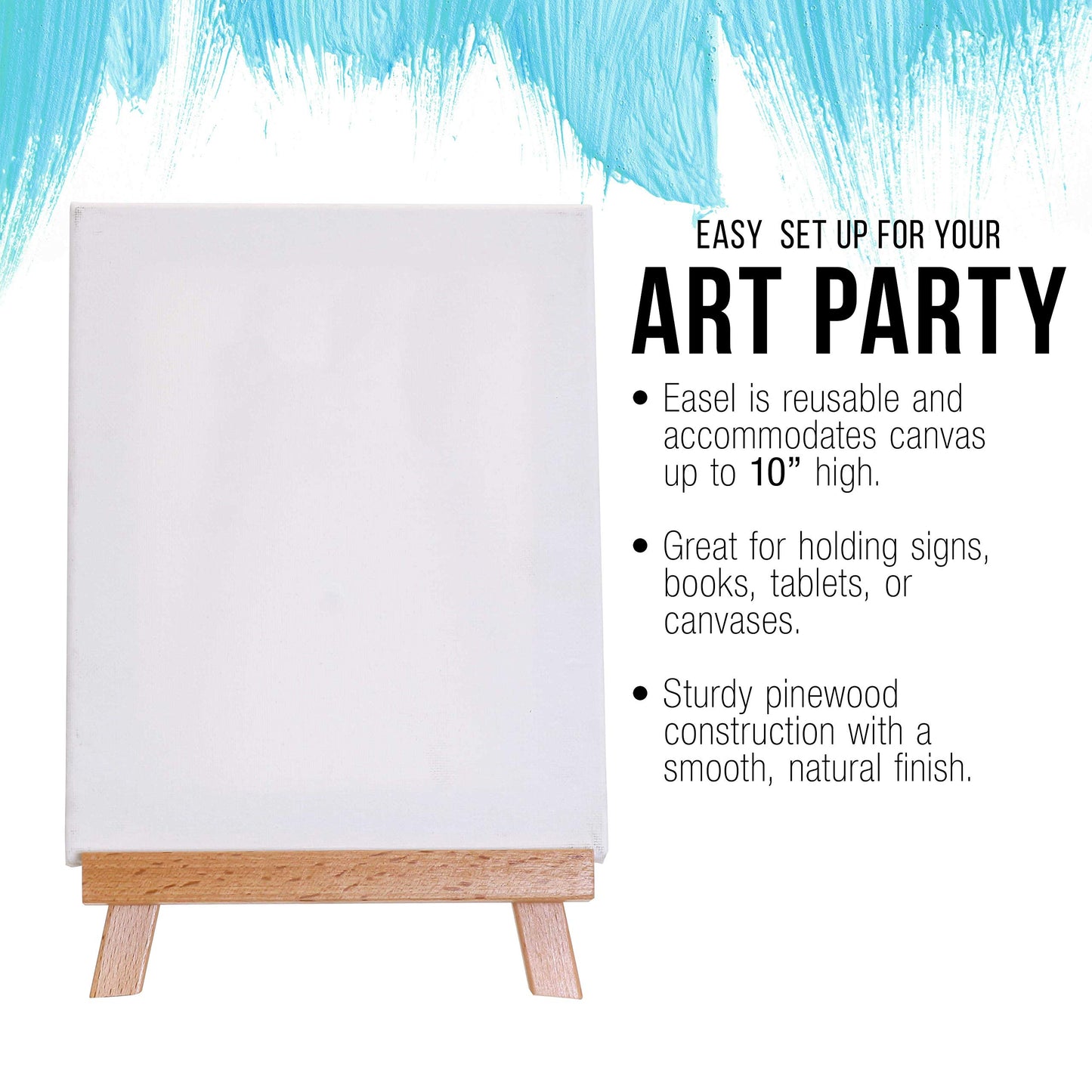 Small 10.5-Inch Wooden Tabletop Artist A-Frame Easel