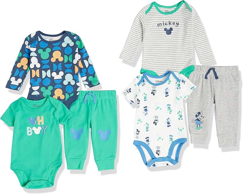 Unisex Baby 6-Piece Outfit Set