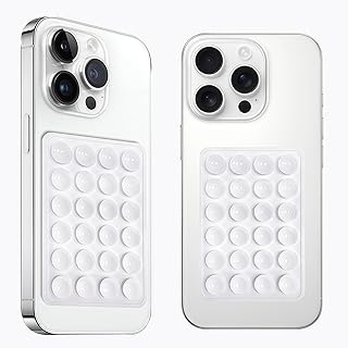 Two-Pack Silicone Suction Phone Mounts for Selfies and Videos