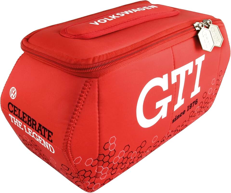 Volkswagen Neoprene Makeup and Toiletry Bag in GTI Design