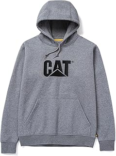 Men's Hoodie with Embroidered Logo, Cord System, and Pouch Pocket