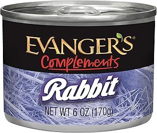 Rabbit Wet Food for Dogs and Cats, 24 Pack