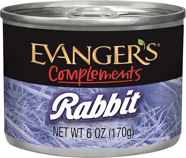 Rabbit Wet Food for Dogs and Cats, 24 Pack
