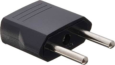 Travel Power Plug Adapter for Europe and USA
