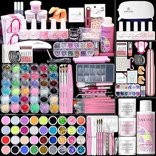 Acrylic Nail Kit with Drill, Brushes, Tips, and Tools