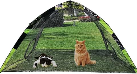 Portable Pop-Up Pet Tent for Cats and Small Animals