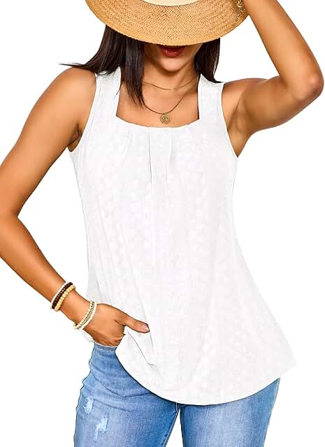 Plus Size Women's Loose Summer Tank Top