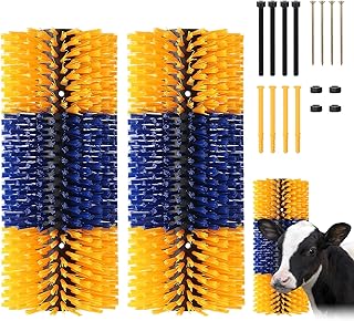 2-Pack Livestock Grooming Brushes for Horses and Cattle