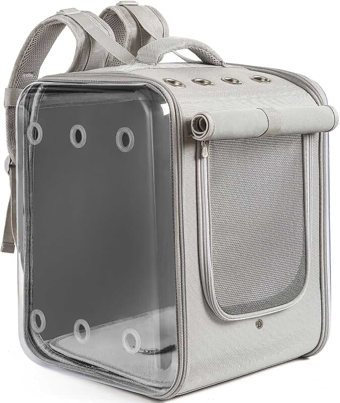 Large Ventilated Cat and Dog Backpack for Travel