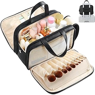 Large Waterproof Travel Toiletry Bag with 25 Pockets