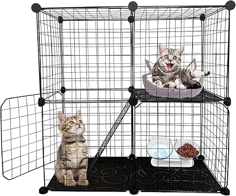 DIY Cat Cage and Playpen for Small Pets
