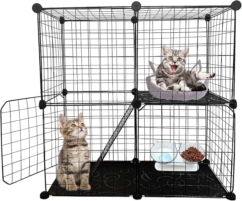 DIY Cat Cage and Playpen for Small Pets